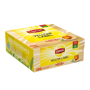 Τσάι Κίτρινο Bags "Lipton" (1 πακέτο - 100 Φακελάκια Χ 1.5 gr /12 πακέτα στο κιβώτιο)