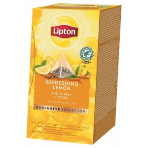 Τσάι Πυραμίδα Λεμόνι "Lipton" (1 πακέτο - 25 Φακελάκια Χ 1.7 gr /6 πακέτα στο κιβώτιο)