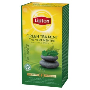Τσάι Green Mint "Lipton" (1 πακέτο - 25 Φακελάκια Χ 1.6 gr /6 πακέτα στο κιβώτιο)