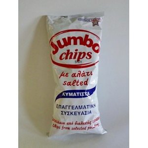 Πατατάκια Jumbo Chips Κυματιστά με Αλάτι (280 gr τεμάχιο/12 τεμάχια στο κιβώτιο)