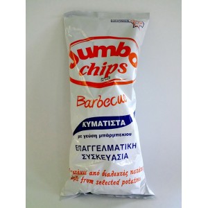 Πατατάκια Jumbo Chips Κυματιστά BBQ (280 gr τεμάχιο/12 τεμάχια στο κιβώτιο)