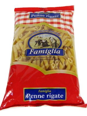 Πέννες  Ριγέ "Famiglia" (500 gr τεμάχιο / 24 τεμάχια στο κιβώτιο)
