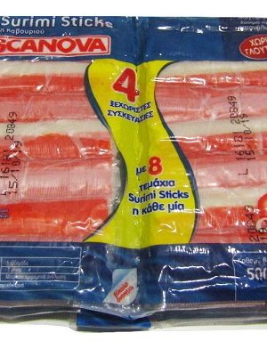 Προϊόν Απομίμησης Καβουριού (500 gr τεμάχιο/10 τεμάχια στο κιβώτιο)